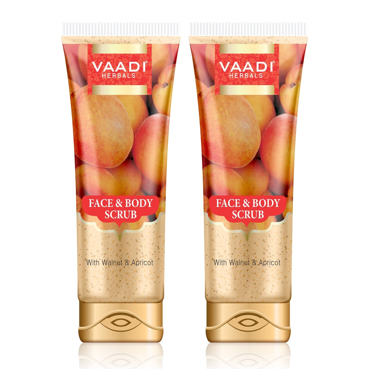 Pack of 2 Face & Body Scrub with Walnut & Apricot (110gms x 2)