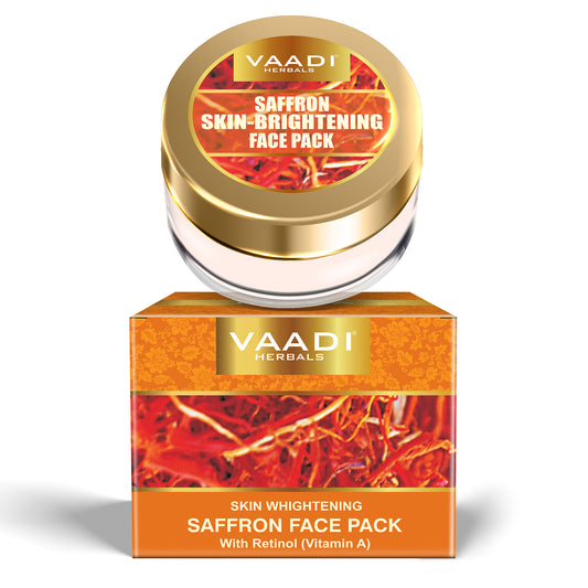 SAFFRON SKIN WHITENING FACE PACK WITH RETINOL (VITAMIN A)(35 Gms)