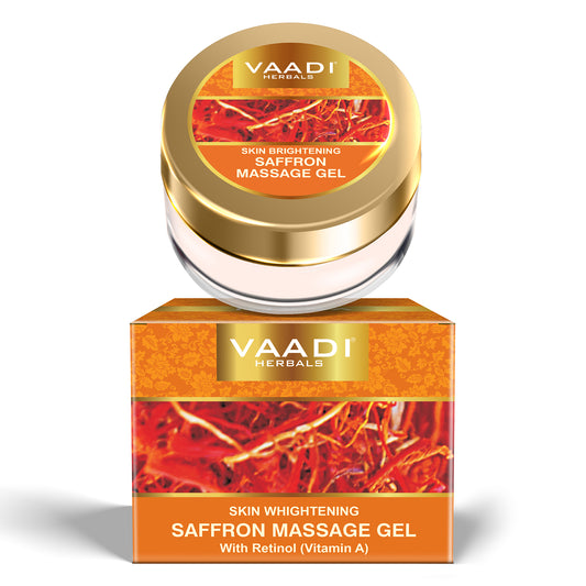 SAFFRON SKIN WHITENING MASSAGE GEL WITH RETINOL (VITAMIN A)(25 Gms)