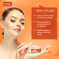 Saffron Skin Whitening Cleansing Cream with Basil Oil & Shea Butter - Improves Complexion - Reduces Puffiness, Marks & Spots (50 gms/2 oz)