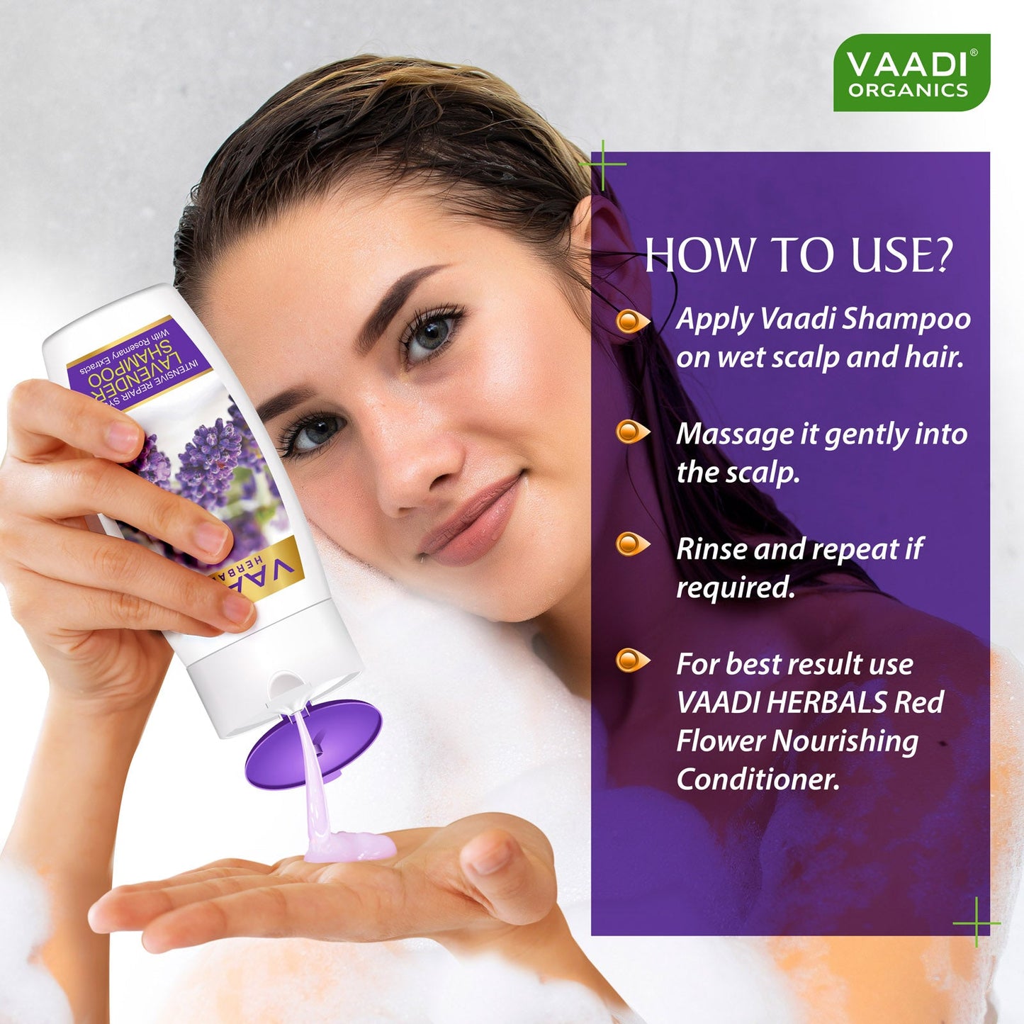 Lavender Shampoo With Rosemary Extract-Intensive Repair System (110 ml)