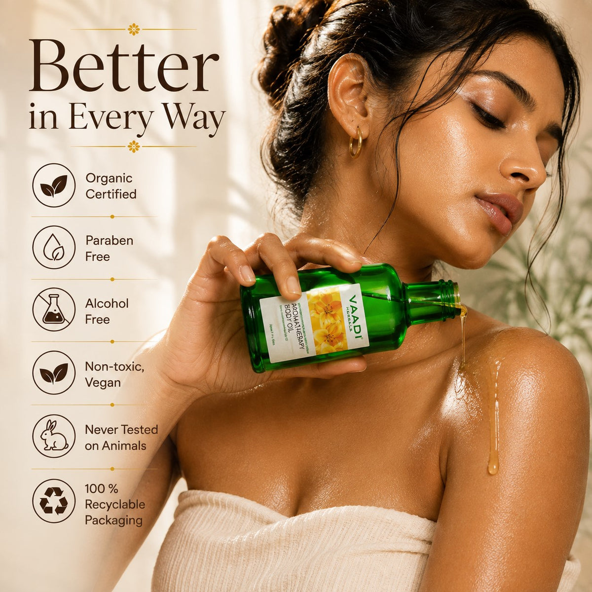 Aromatherapy Body Oil-Lemongrass & Lily Oil (50 ml)