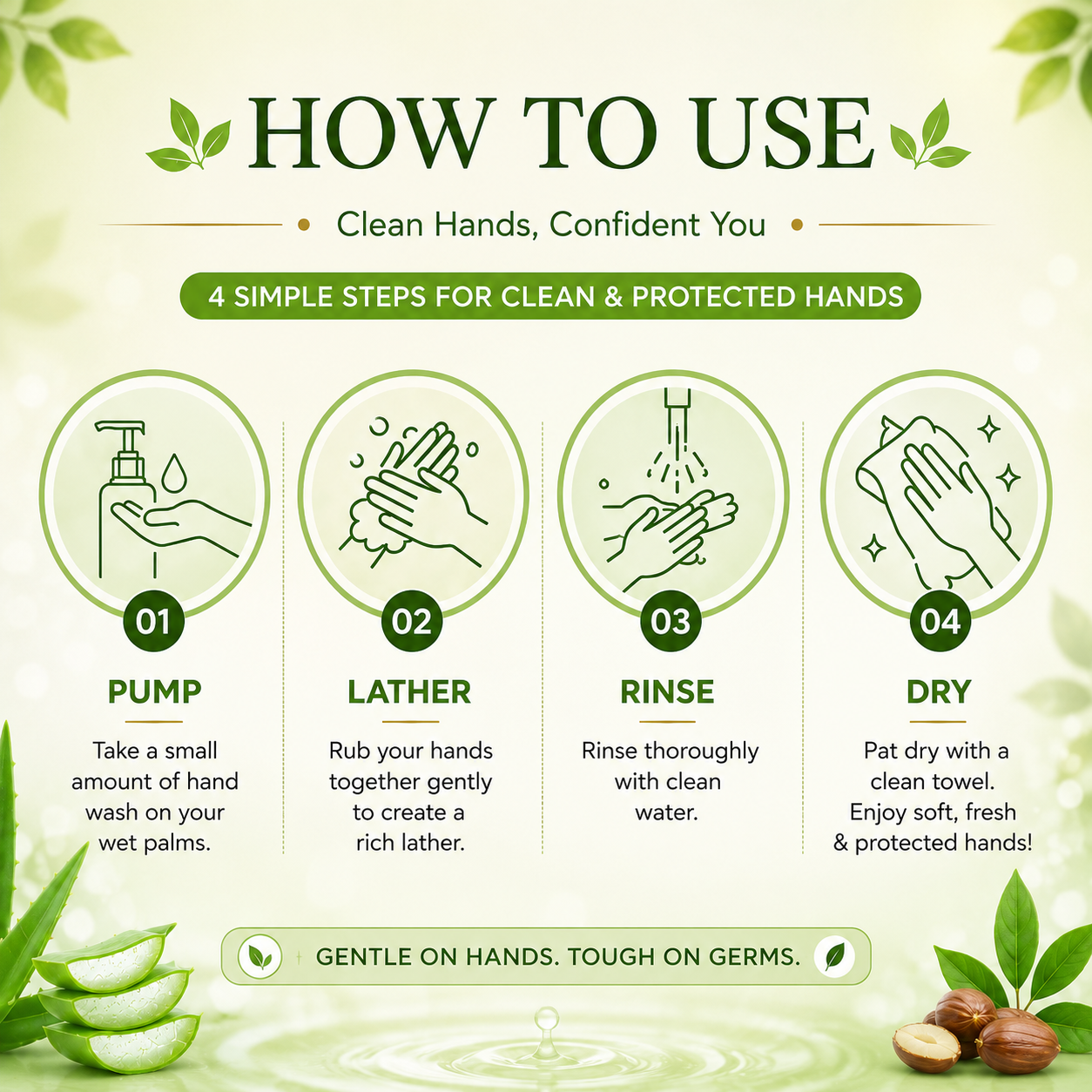Velvety Soft Aloe Vera & Jojoba Oil Hand Wash (250 ml)