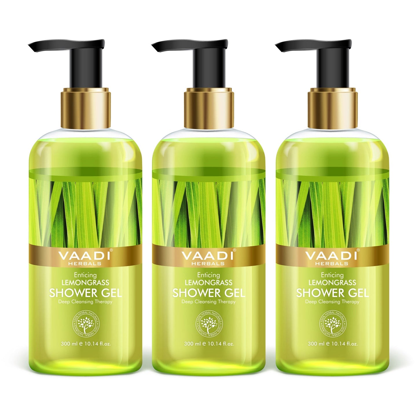 Pack of 3 Enticing Lemongrass Shower Gel (300 ml x 3)