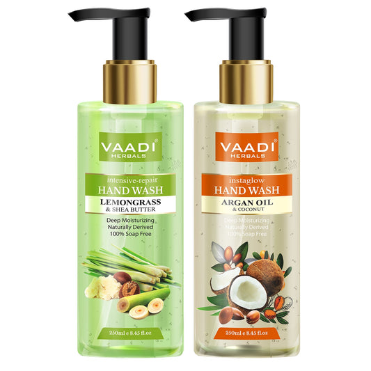 Deep Moisturising - Pack of 2 Luxurious Handwash - Lemongrass & Argan Oil (250 ml x 2)